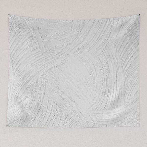 Item preview, White Abstract Wallpaper Paint Pattern designed and sold by Mustard Prophet.