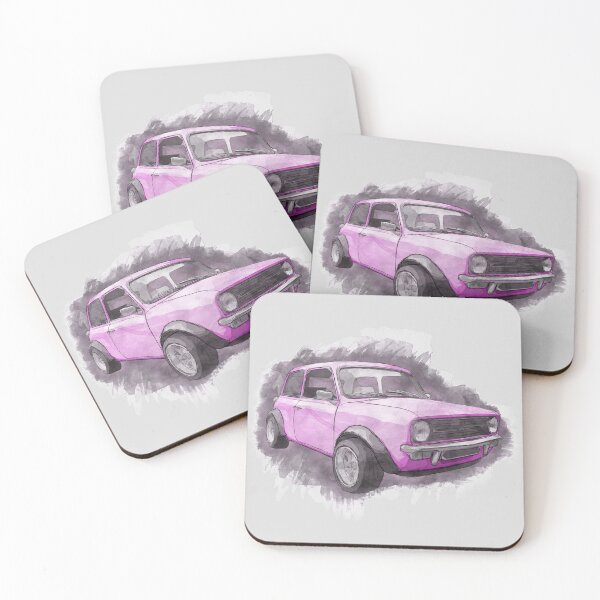 Item preview, Yet Another Classic Mini Watercolour Pink designed and sold by jdm1981.