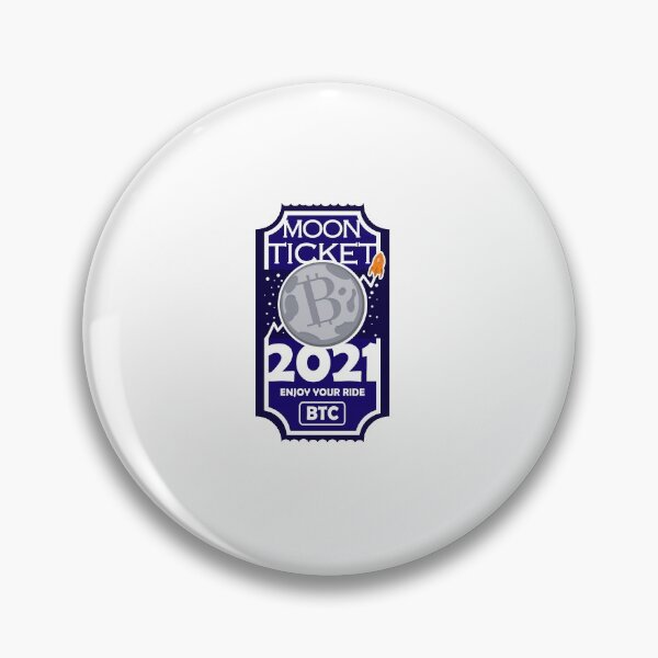 Item preview, Bitcoin 2021 to the moon ticket T-shirt designed and sold by katastrophicus.