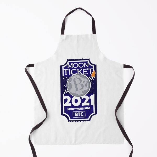 Item preview, Bitcoin 2021 to the moon ticket T-shirt designed and sold by katastrophicus.