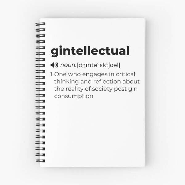 Item preview, Funny Gintellectual Definition - Intellectual Definition designed and sold by WonderWear.
