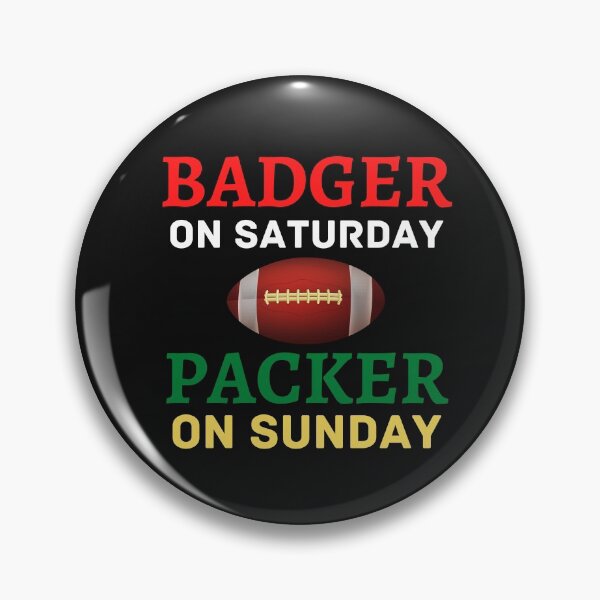Item preview, Badger Saturday Packer Sunday designed and sold by WoodburyLake.