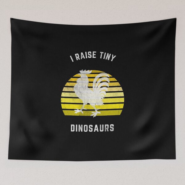Item preview, I Raise Tiny Dinosaurs Chicken Silhouette - Vintage designed and sold by liftdesign.