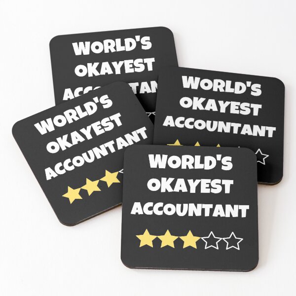 Item preview, Funny World's Okayest Accountant Gag Gift for CPA and Accountants designed and sold by FazCreations.