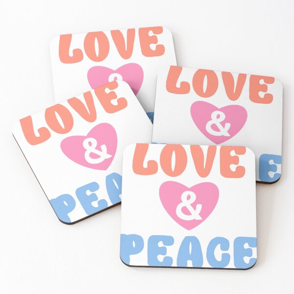 Item preview, Love and Peace Groovy Quote designed and sold by Neptune-Design.