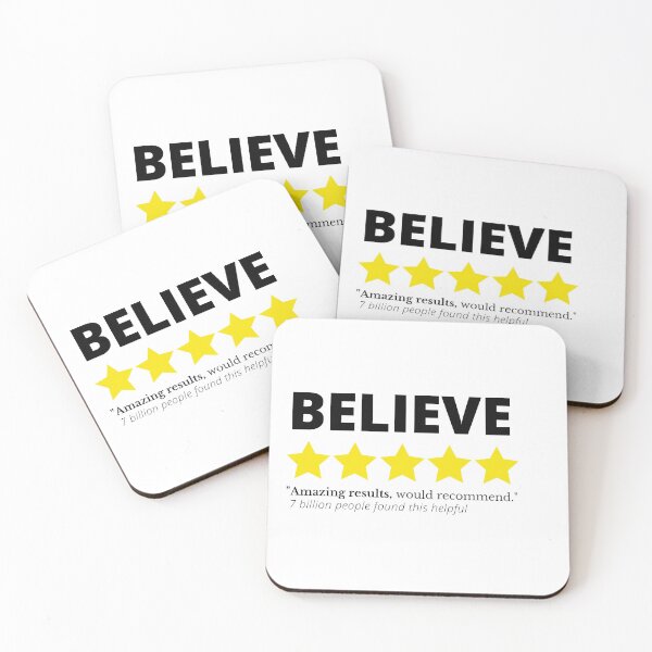Item preview, Believe | Positive & Inspirational Message  designed and sold by RonVivero.