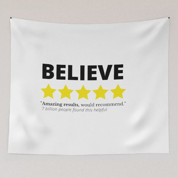 Item preview, Believe | Positive & Inspirational Message  designed and sold by RonVivero.
