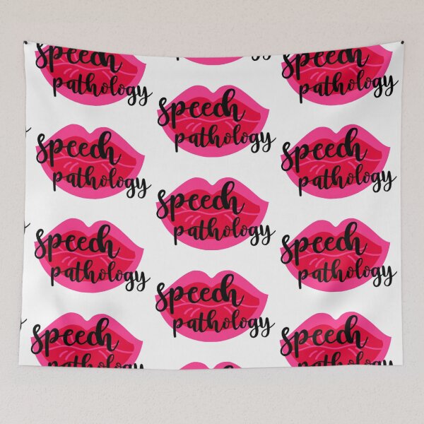 Item preview,  red and pink speech pathology lips designed and sold by Julia Santos.