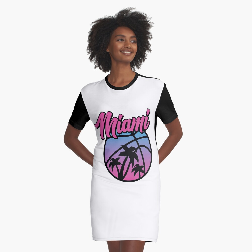 Miami Heat Vice Jersey  Tshirt dress, Fashion, Style