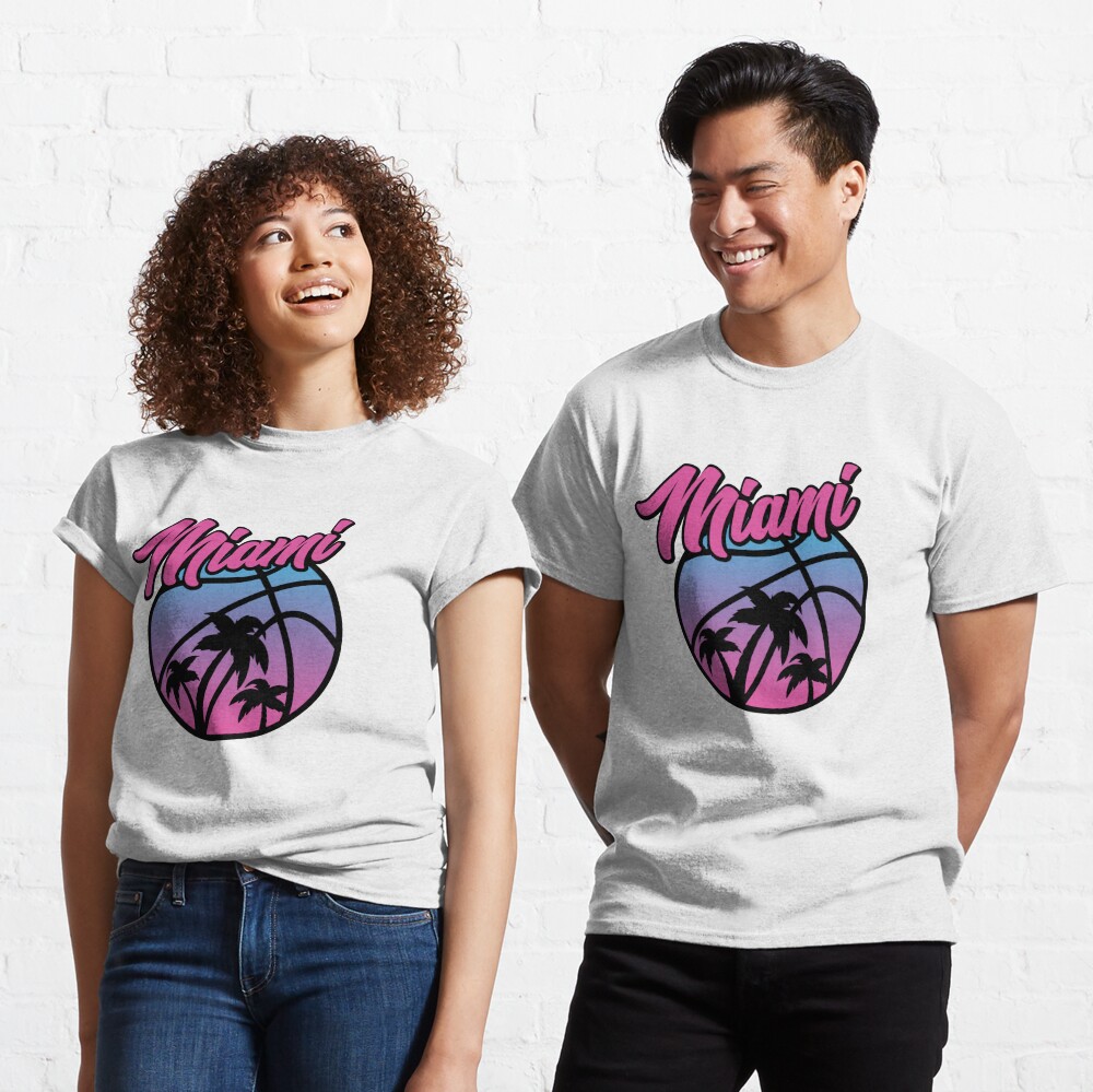 Miami Heat in Miami Vice Style T-Shirt - Teefefe Premium ™ LLC