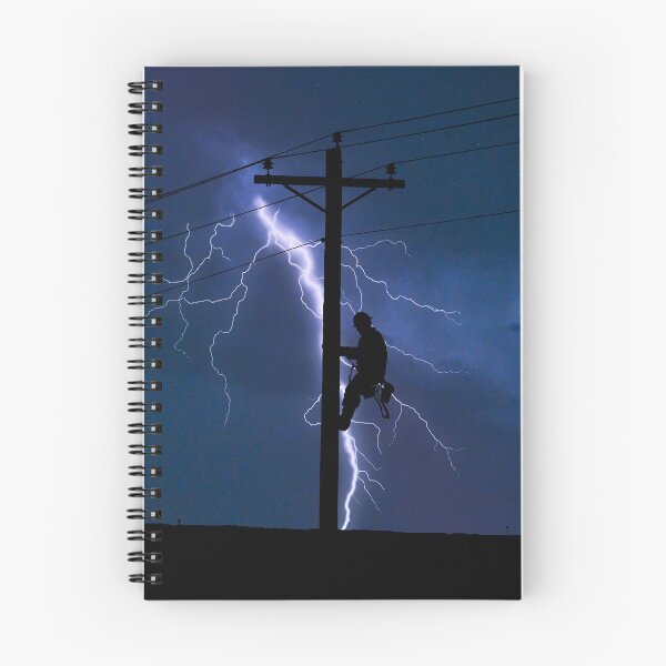 Item preview, Lineman in the Lightning designed and sold by Ken Macune.