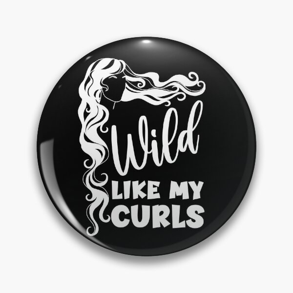 Item preview, Wild like my curls, Curly hair designed and sold by stickmeok.