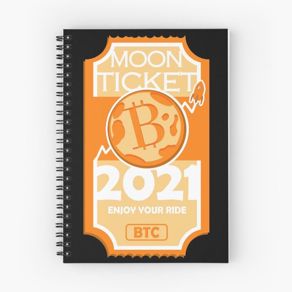 Item preview, BTC 2021 Moon Ticket Tshirt designed and sold by katastrophicus.