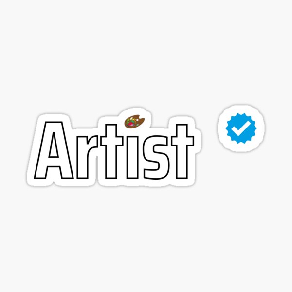 Verified Artist Sticker