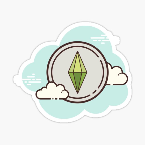 Sims Plumbob Sticker For Sale By Eazbell Redbubble