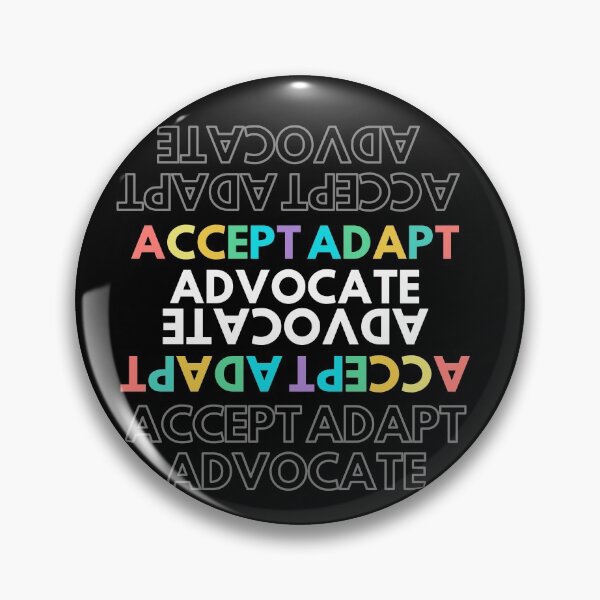 Item preview, Accept Adapt Advocate motivational quotes designed and sold by wodra.