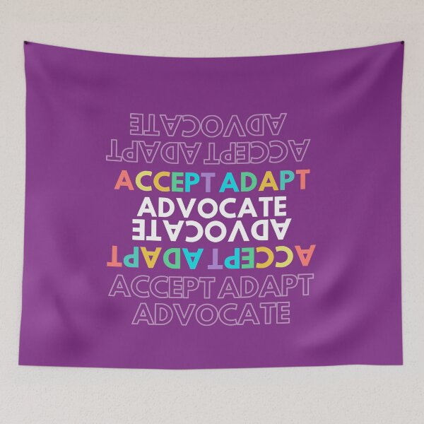 Item preview, Accept Adapt Advocate motivational quotes designed and sold by wodra.