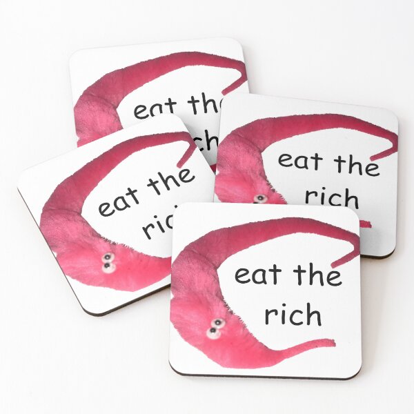 Item preview, Eat the Rich Worm on a String designed and sold by dontdoellisd.