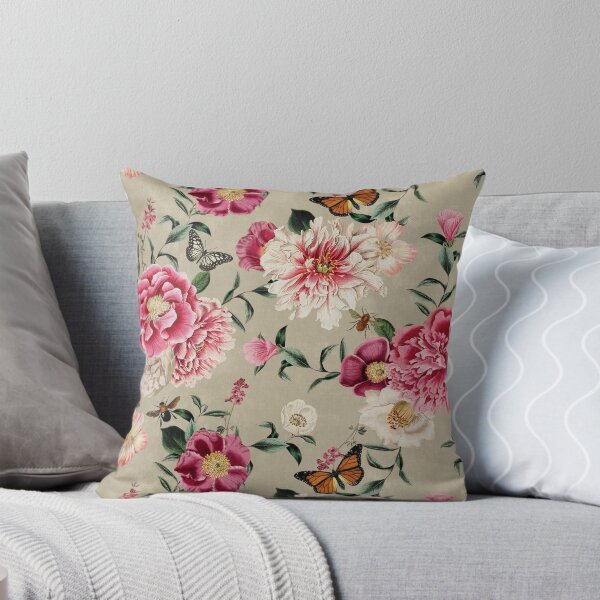 Aperçu de l'œuvre Cottagecore Anglais Rose Cottage Jardin Fleurs Floral Pastel Rose Décor Clair créée et vendue par BohoStudio.