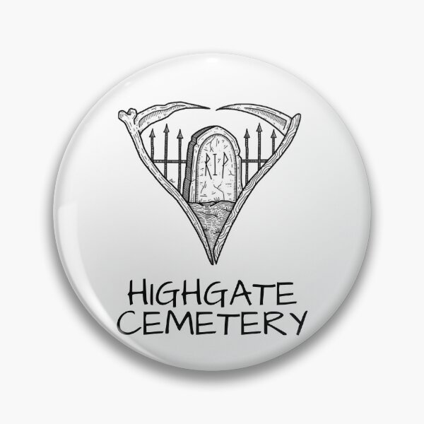 Item preview, Highgate Cemetery Scythe Graveyard designed and sold by Trendency ~.