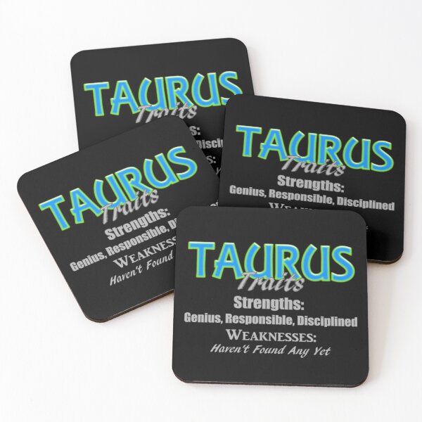 Item preview, Funny Taurus Zodiac Traits designed and sold by AFordhamDesigns.