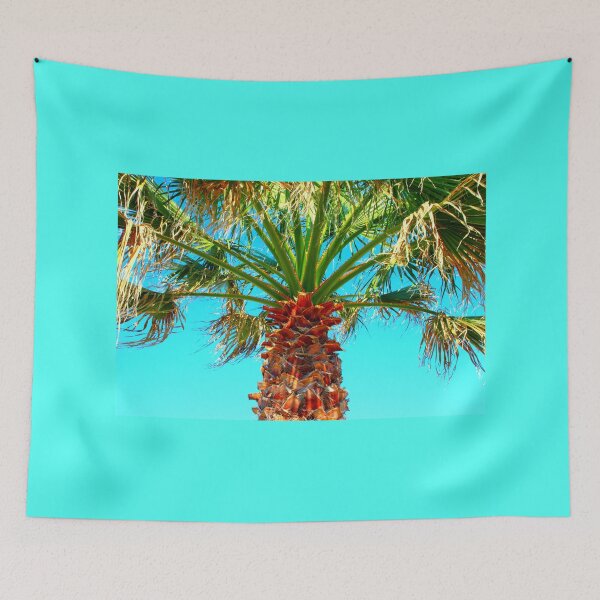 Item preview, View at a palm tree against the sky designed and sold by Kristina Drozd.