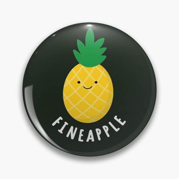 Item preview, Fineapple Cute Funny Pineapple designed and sold by Marzuqi Che Rose.
