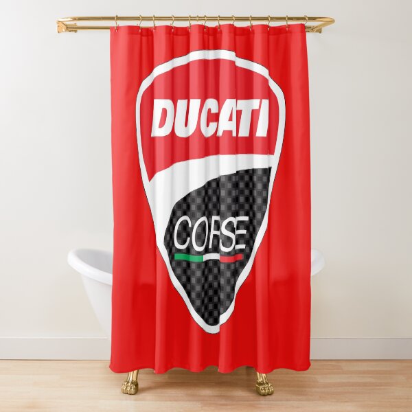 Motocicleta Ducati Corse Cortina de ducha