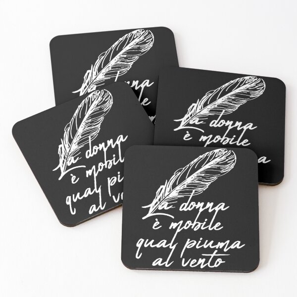 Item preview, Feather - Verdi - Rigoletto - Opera designed and sold by MissMezzo.