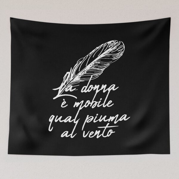 Item preview, Feather - Verdi - Rigoletto - Opera designed and sold by MissMezzo.