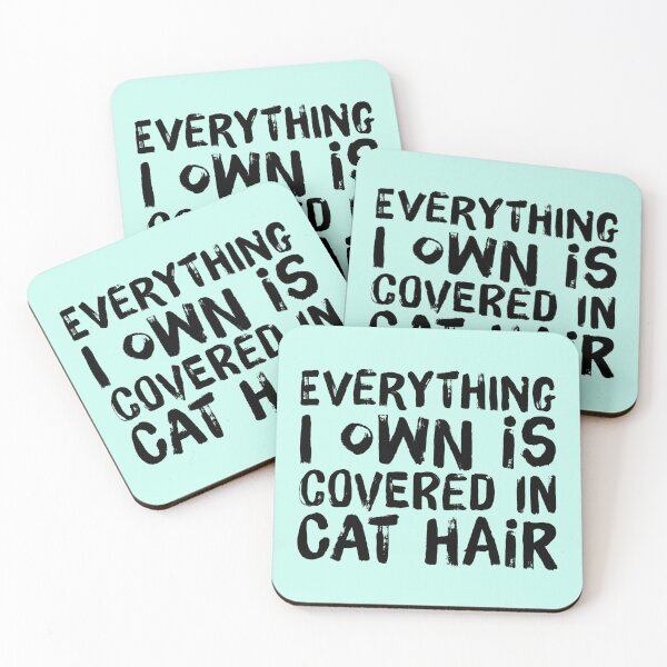 Item preview, Everything I Own Is Covered In Cat Hair - Cute Cat Mom Cute Cat Dad Trending designed and sold by ArqDezines.