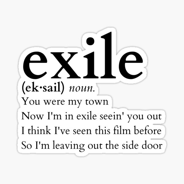 taylor-swift-exile-definition-sticker-for-sale-by-memequeen1608