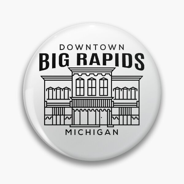 Item preview, Downtown Big Rapids MI designed and sold by HalpinDesign.