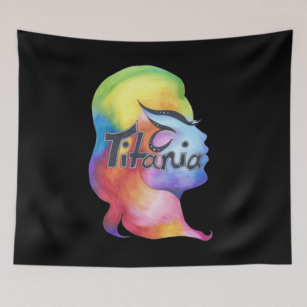 Item preview, Titania Name Art designed and sold by AvalonUnmuzzled.