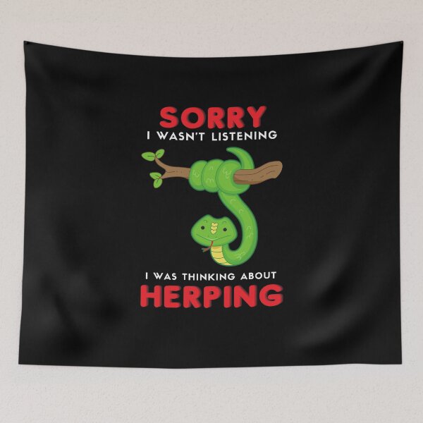 Item preview, Herpetologist Funny Sarcastic Herping | Reptile Snake Herper designed and sold by trendo.