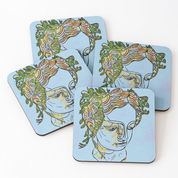 Item preview, Classical Portrait of a Woman with Succulent designed and sold by McKizzo.