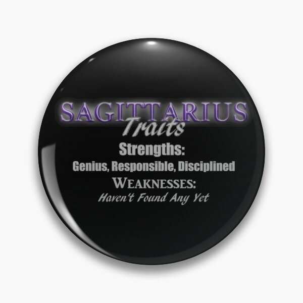 Item preview, Funny Sagittarius Zodiac Traits designed and sold by AFordhamDesigns.