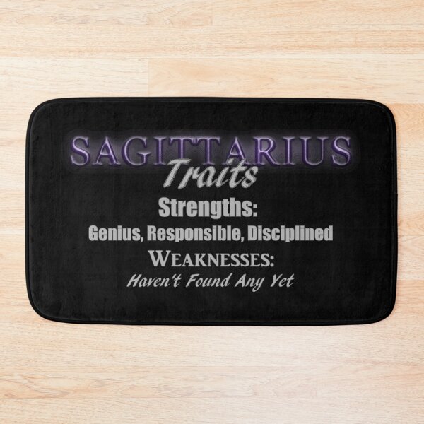 Item preview, Funny Sagittarius Zodiac Traits designed and sold by AFordhamDesigns.