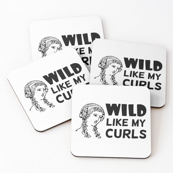 Item preview, Wild like my curls, funny wild curls  designed and sold by stickmeok.