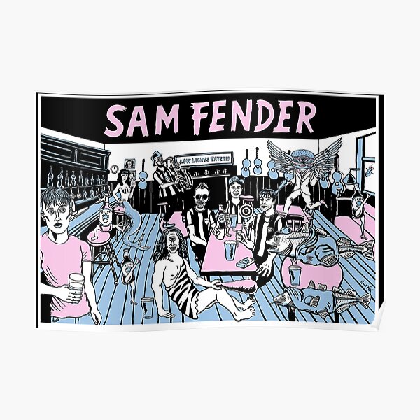 New Sam Fender - Lowlights Print - (Limited Edition) Bekleidung für Fans Poster