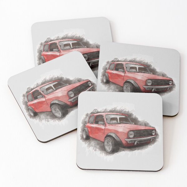 Item preview, Yet Another Classic Mini Watercolour Red designed and sold by jdm1981.