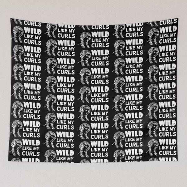 Item preview, Wild like my curls, funny wild curls  designed and sold by stickmeok.