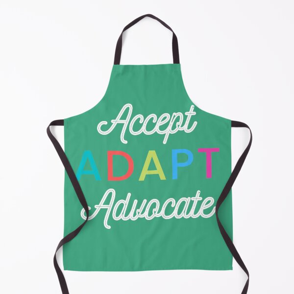 Item preview, Accept Adapt Advocate Colorful Modern motivational quotes designed and sold by wodra.