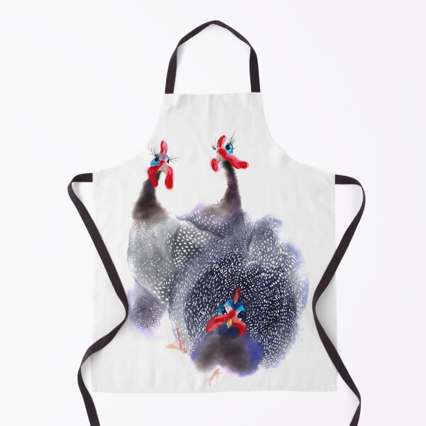 Item preview, Three Guinea fowl birds designed and sold by orangerinka.