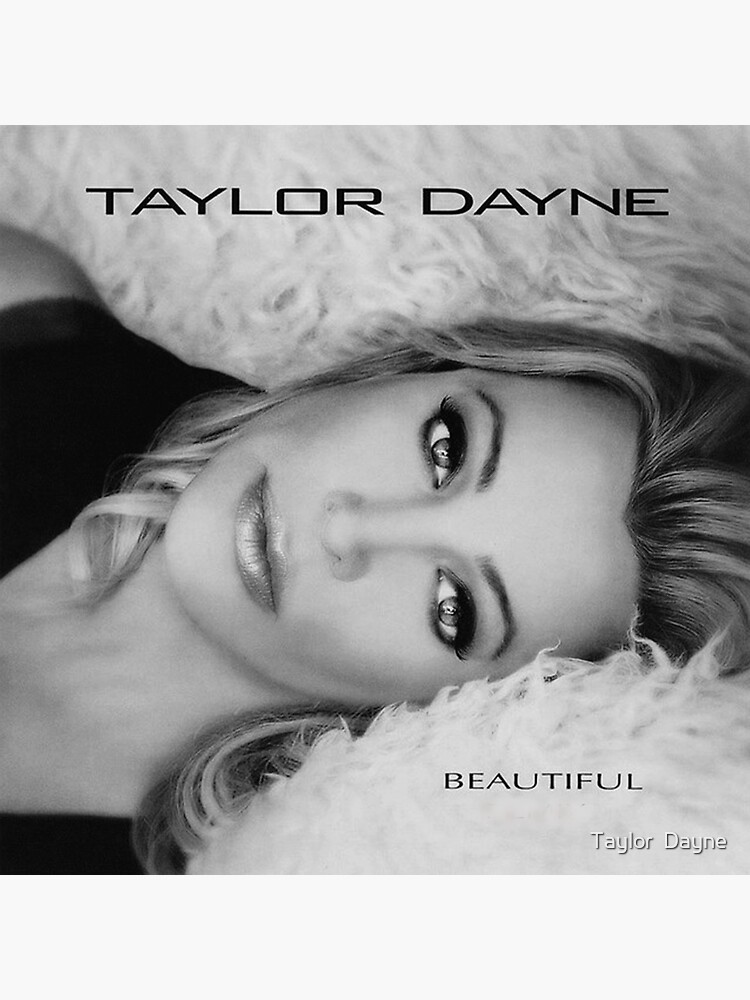 &ldquo;Taylor Dayne Beautiful Single Cover&rdquo; Sticker by TaylorDayneShop