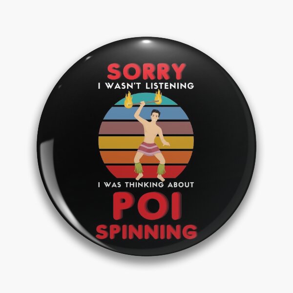 Item preview, Thinking Joke Funny Poi Spinning Retro Fire Dancing Vintage designed and sold by trendo.
