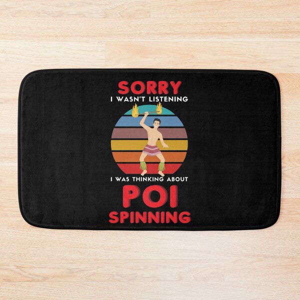 Item preview, Thinking Joke Funny Poi Spinning Retro Fire Dancing Vintage designed and sold by trendo.