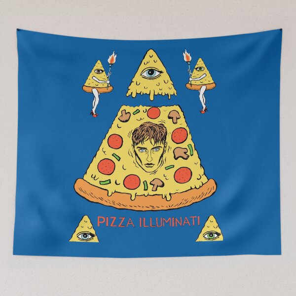 Item preview, New Sam Fender - Sam Pizza Illuminati Apparel For Fans designed and sold by Ideas-Heaven.