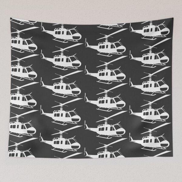 Item preview, Huey UH-1 silhouette (white) designed and sold by Huey 218: Restoring a legend.