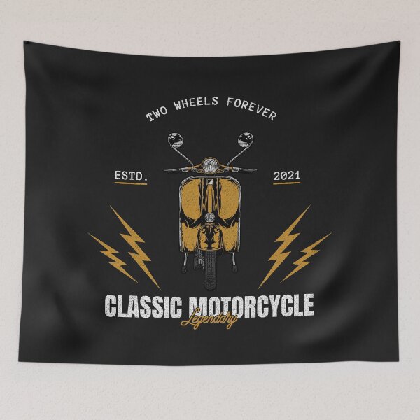 Item preview, Classic Motorcycle - Bikers Club designed and sold by ManiaTeec.
